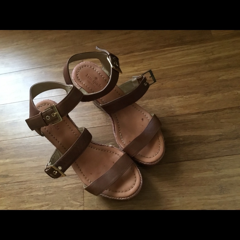 Kate spadesandals wedges